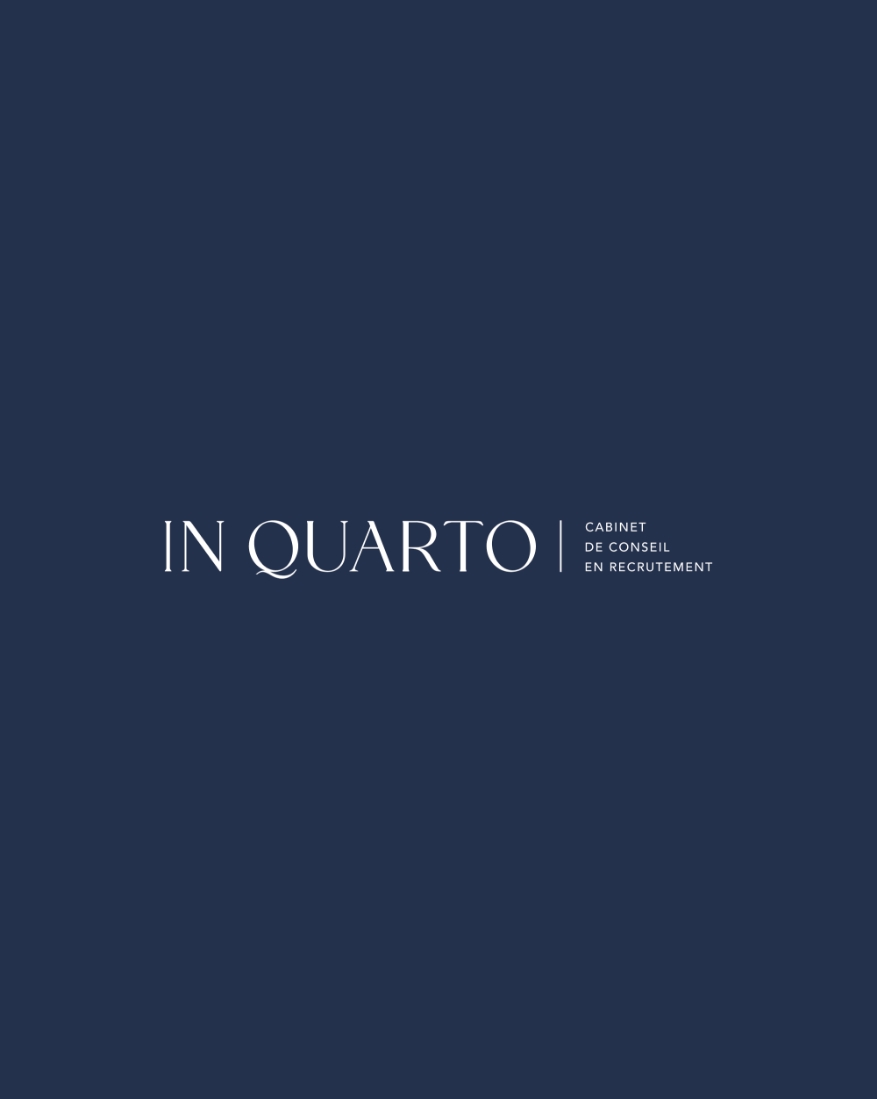 identité visuelle et site internet cabinet de recrutement In Quarto