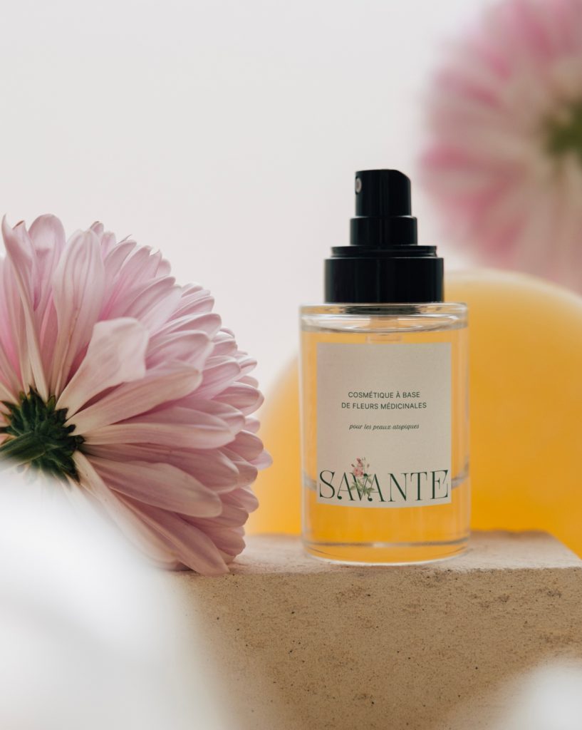 Identité visuelle marque de cosmétique naturel Savante