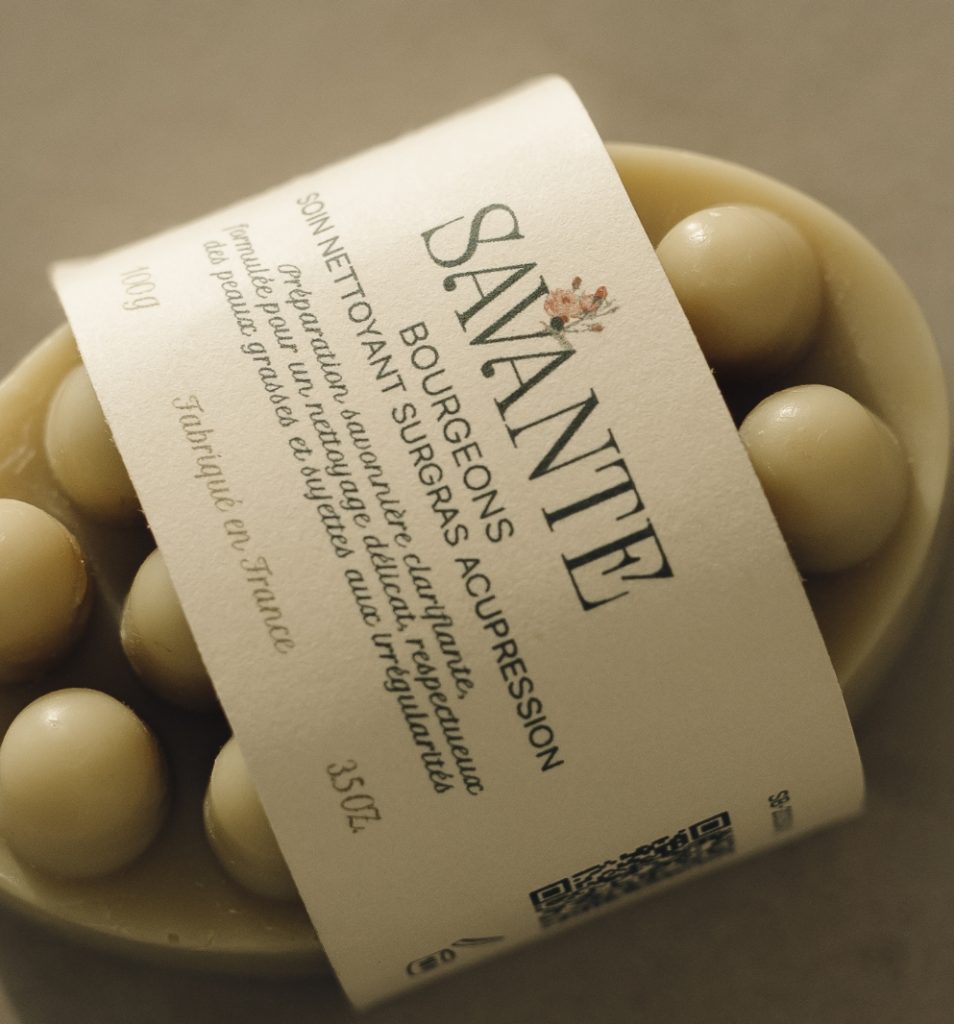 Identité visuelle marque de cosmétique naturel Savante