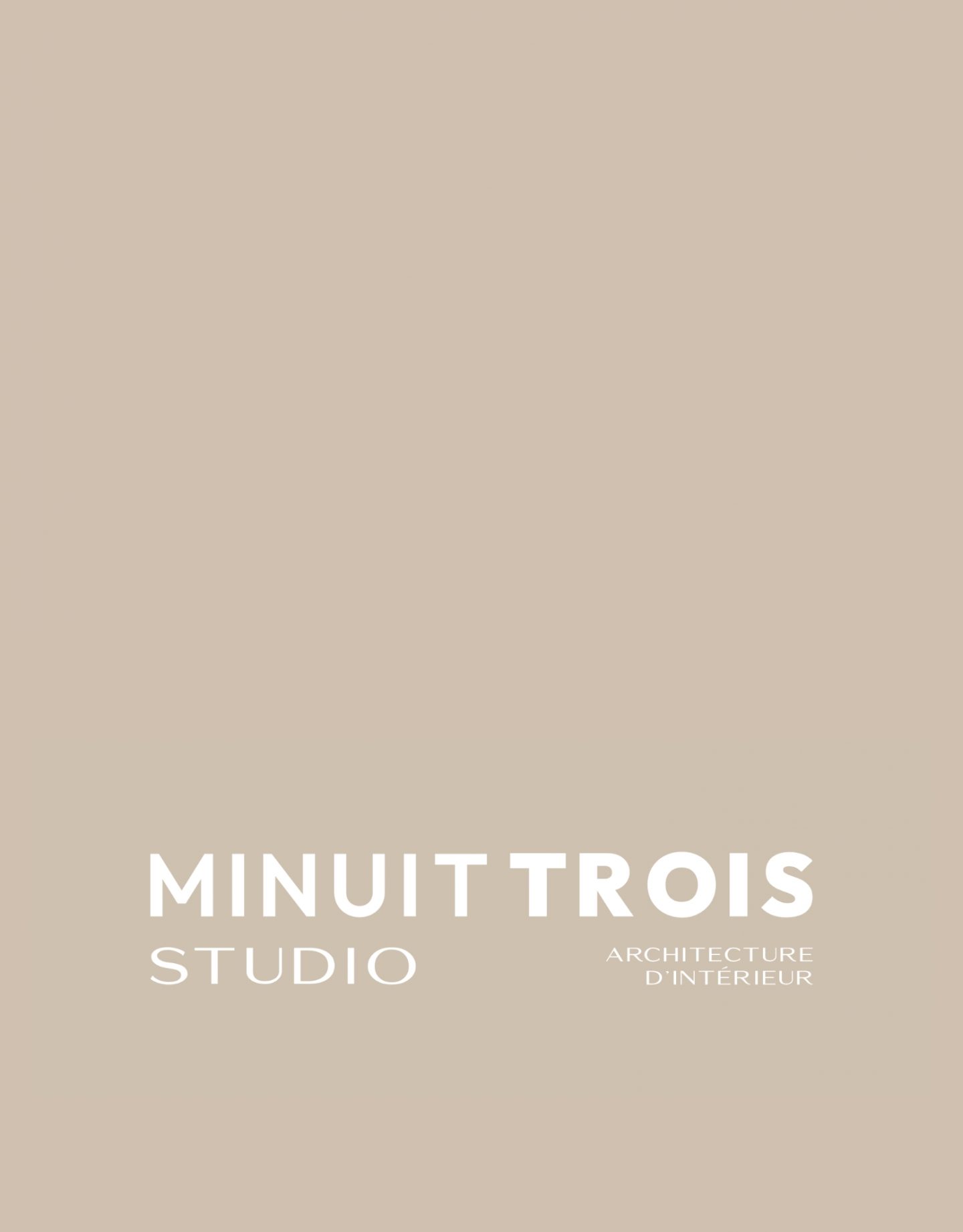 Identité visuelle studio d'architecture d'intérieur à Paris