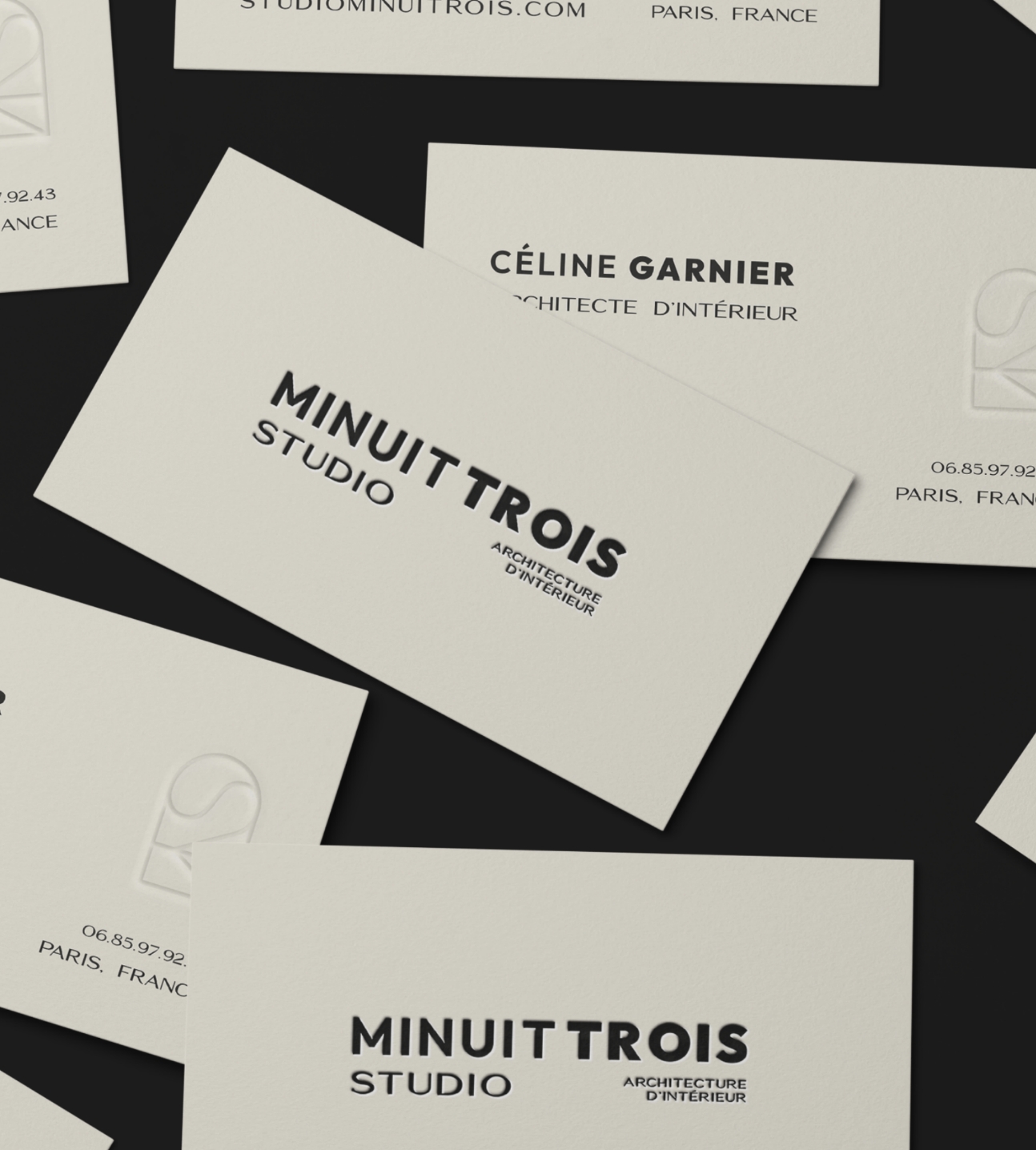 Identité visuelle studio d'architecture d'intérieur à Paris
