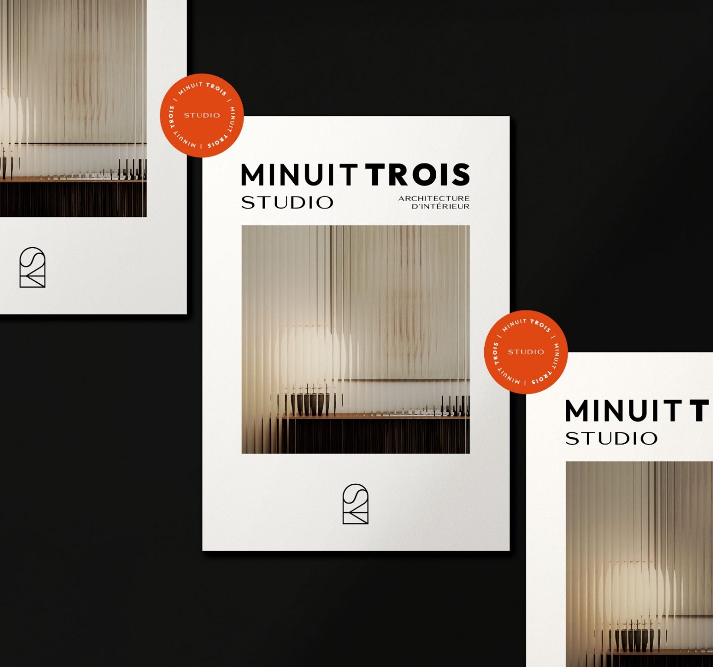 Identité visuelle studio d'architecture d'intérieur à Paris