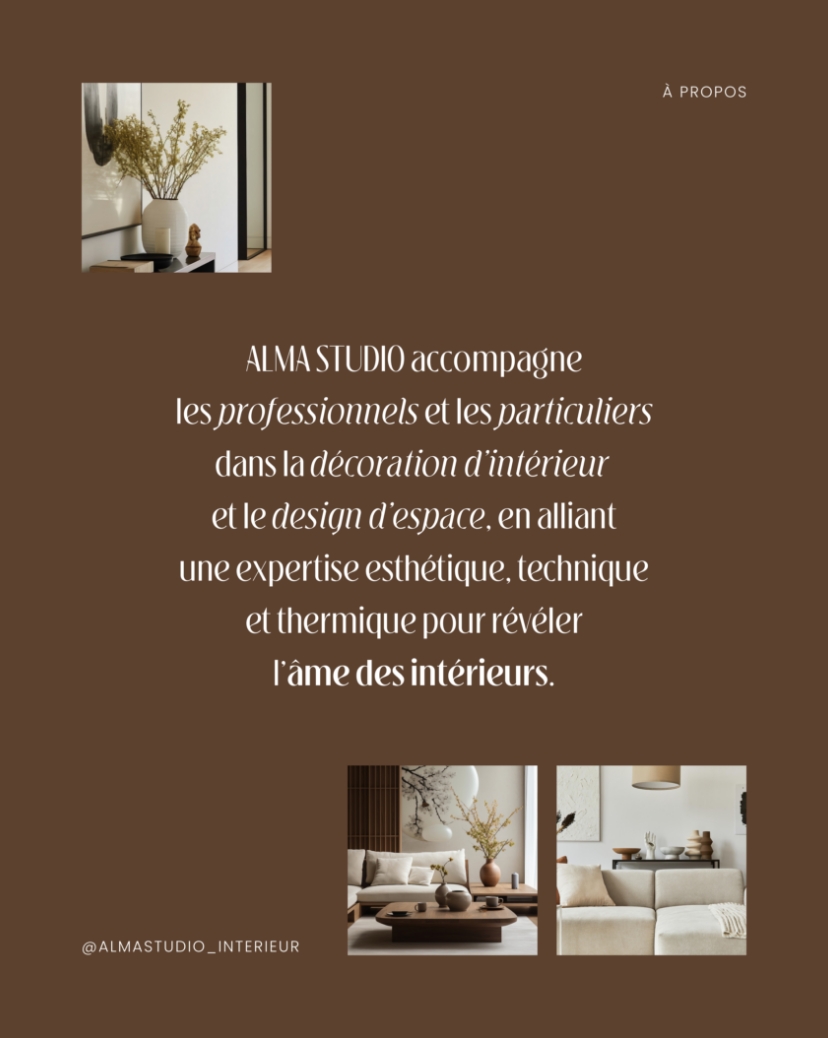 Alma Studio identité visuelle décoration intérieur Strasbourg