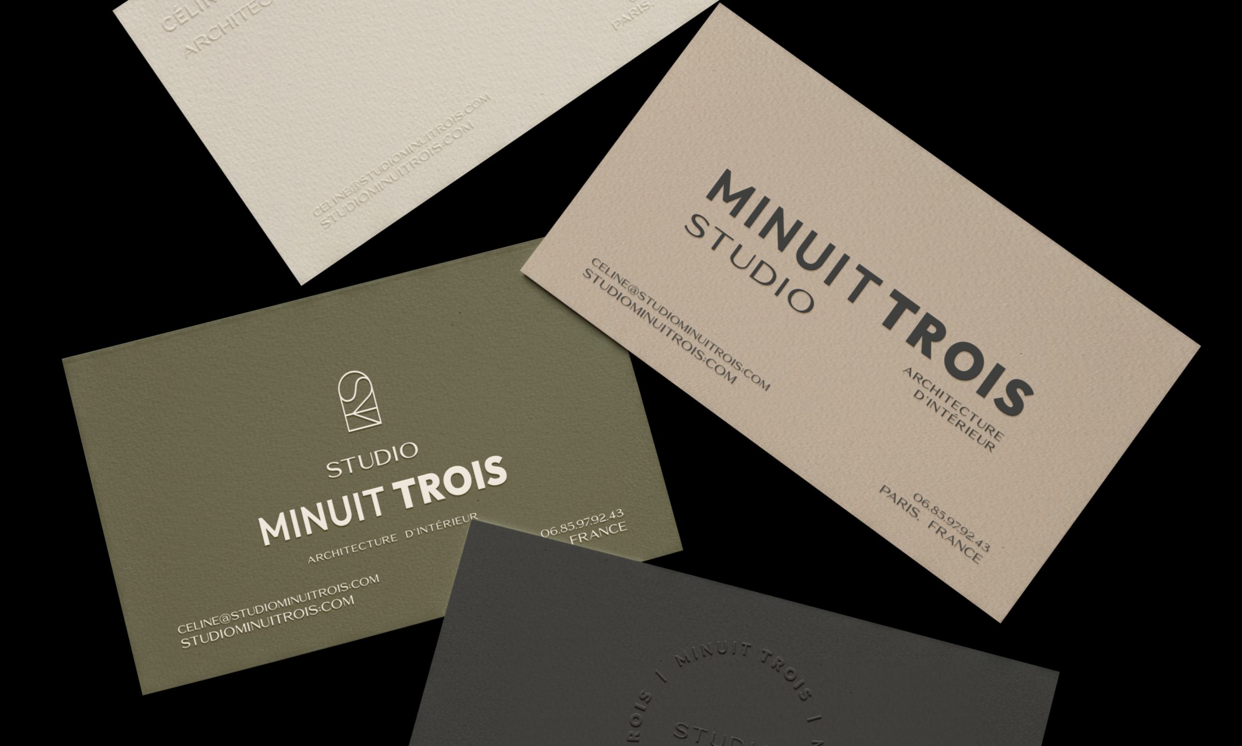 Identité visuelle studio d'architecture d'intérieur à Paris