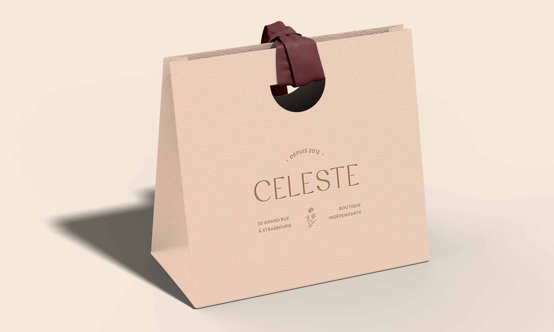 refonte identité visuelle boutique indépendante Céleste Strasbourg