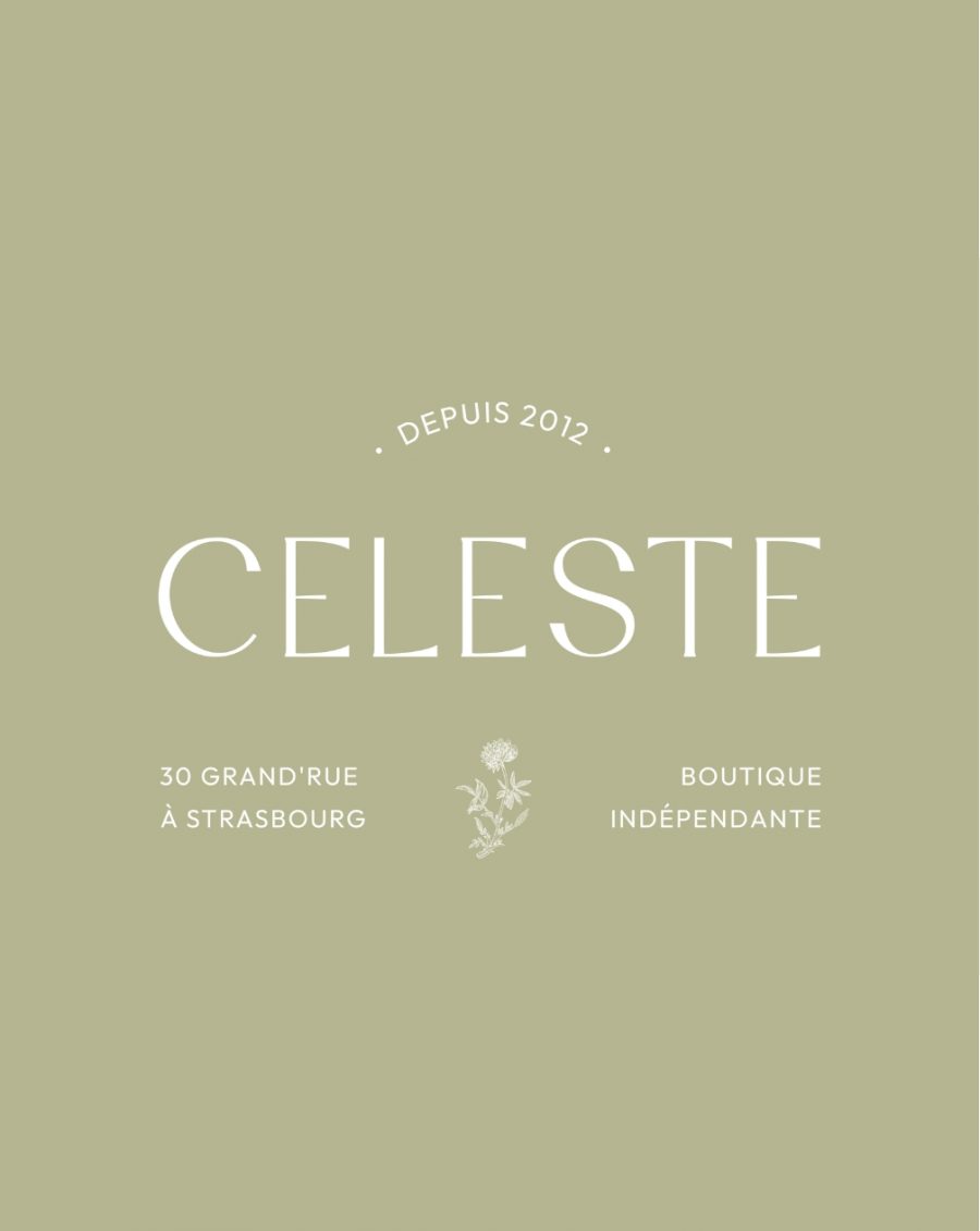 refonte identité visuelle boutique indépendante Céleste Strasbourg