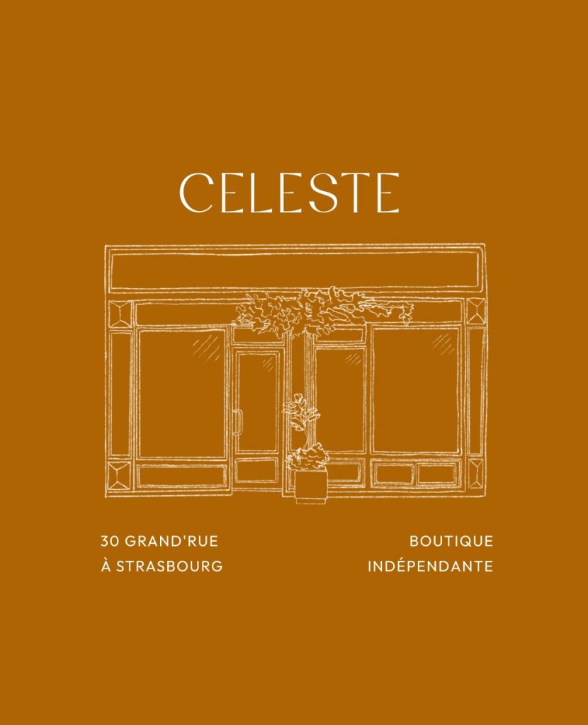 refonte identité visuelle boutique indépendante Céleste Strasbourg