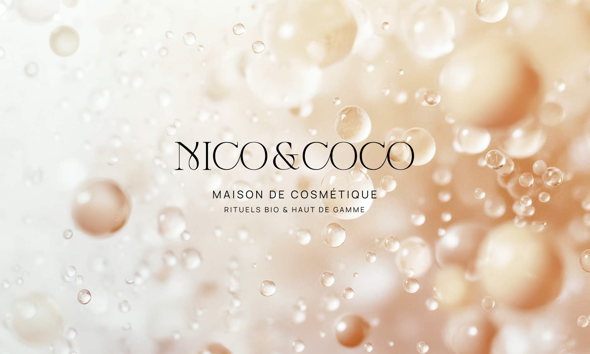 Logo Nico & Coco — identité visuelle marque de sérums