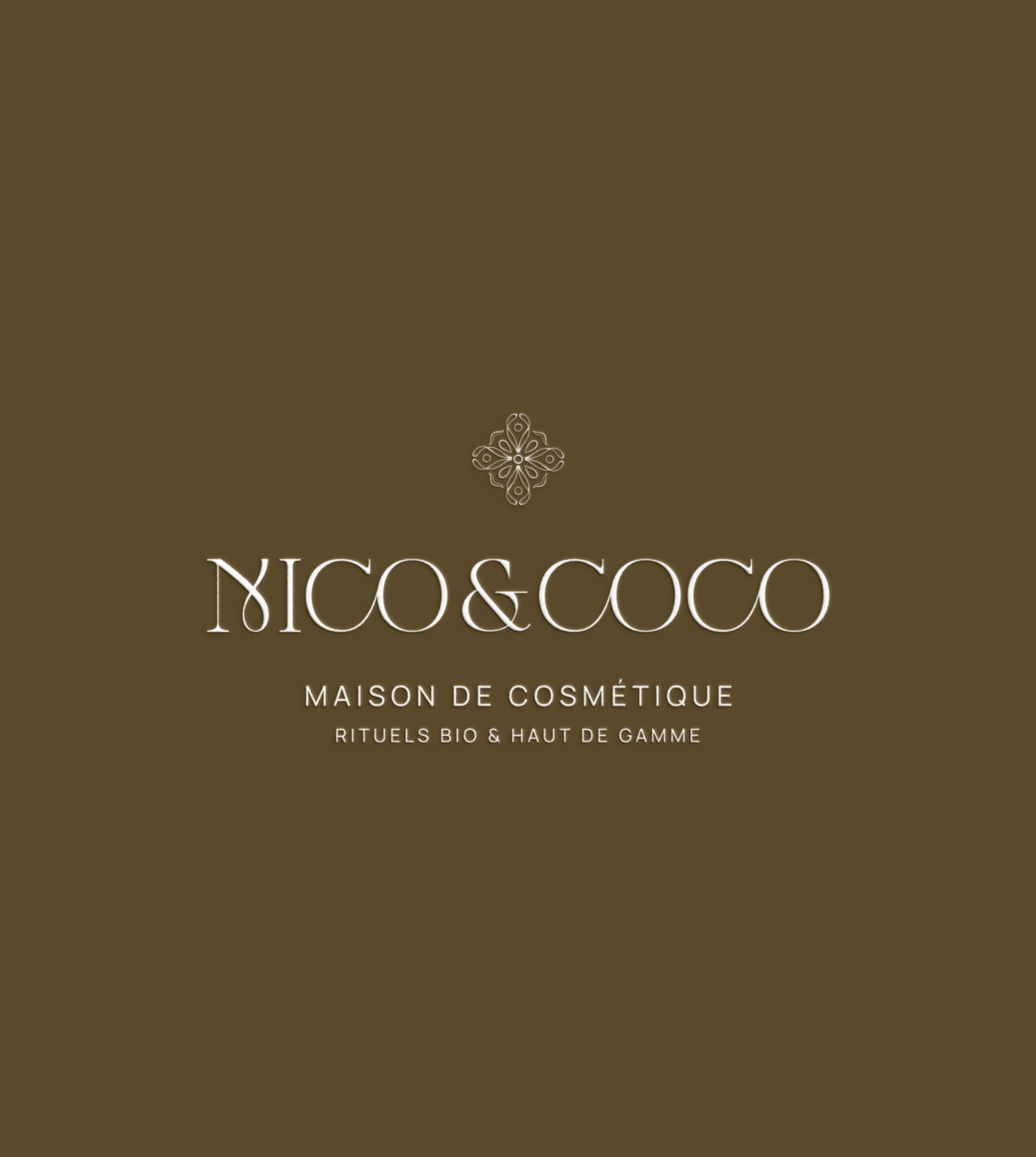 Logo Nico & Coco — identité visuelle marque de sérums