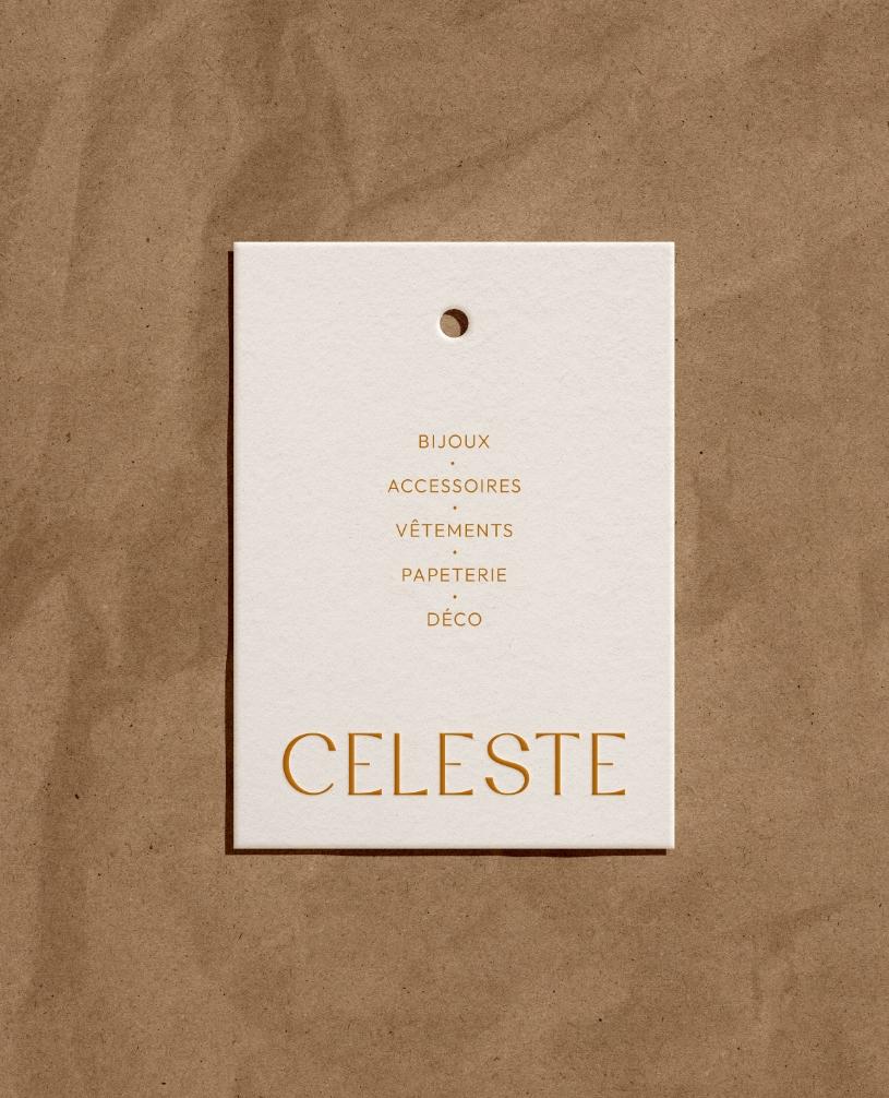 refonte identité visuelle boutique indépendante Céleste Strasbourg