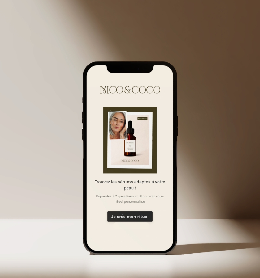 Refonte site e-commerce Nico & Coco — marque de sérums bio